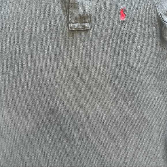 Polo By Ralph Lauren The Iconic Picke Toddler Polo Shirt 4T - Charcoal Gray - Picture 4 of 4